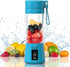 Portable Blender for shakes and smoothies, Cordless Personal Mini 13oz compact Blender Bottle, Travel Electric Juicer Cup, USB Rechargeable Mixer ...