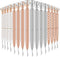PASISIBICK 16 Pcs Big Diamond Pens-Bling Wedding Crystal Metal Ballpoint Pens with Black Ink (4 Mixed Colors)...