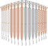 PASISIBICK 16 Pcs Big Diamond Pens-Bling Wedding Crystal Metal Ballpoint Pens with Black Ink (4 Mixed Colors)...