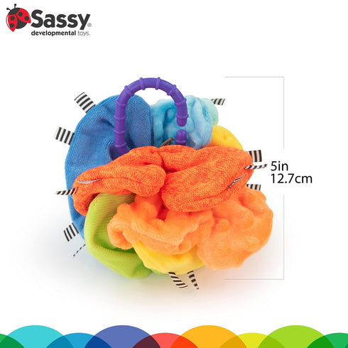 Sassy Crinkle Ball, Sensory Toy, 3+ Months...
