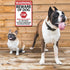 Beware of Dog Signs for Fence,Warning Tin Sign Beware of Dog,Do Not Enter,Home Kitchen Farm Garden Garage Wall Decor 12x8inch...