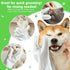 15 Count Dog Wipes Plant Oil Grooming Gloves Enhanced Cleaning Deodorizing Bath Wipes Waterless Cat Shampoo Pets Wipes for Paws, Butt, Face and Fu...