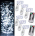 6 Pack Fairy Lights Battery Operated Mini String Lights with Timer 2PCS Remote 6.5ft 20LED Cool White Firefly Lights Waterproof Silver Wire Twinkl...