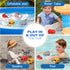 Baby Bath Toys for Kids Ages 1-3,Car Mold Free Bath Toys for Infants Toddlers,No Hole Bathtub Toys for Tub, Beach, Pool Safety Soft Infant Baby Fl...