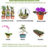 ORIMERC 2 Pack 500mL Watering Bottle with 15 feet Self Watering Wick Cord for Indoor Plants Succulent Cactus Plastic Squeeze Water Can Long Nozzle...