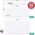 321Done Small Recipe Cards (Set of 50) From the Kitchen Of 3x5 Black and White Minimalist for Wedding, Bridal Shower Double-Sided - Made in USA...