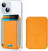 HiWe for MagSafe Wallet, Magnetic Card Wallet Holder for iPhone 15/14/13/12 Series, Leather Wallet, Fit 6 Cards, Slim, RFID Blocking, Orange......