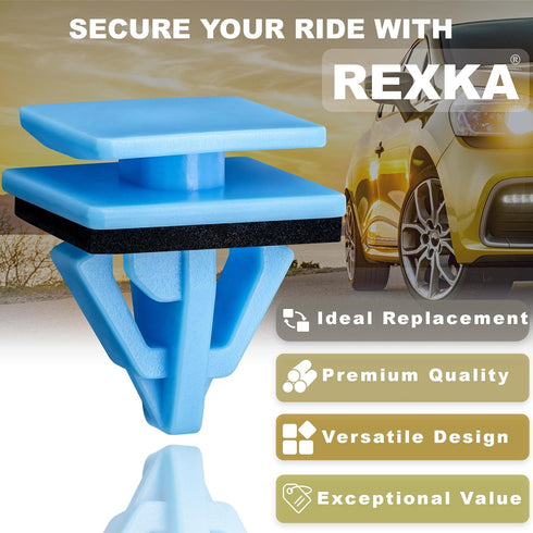 Rexka 20pcs Rocker Moulding Clips for Hyundai KIA 87758-3L000 Azera Genesis Ioniq Sonata Cadenza K900 NIRO Optima Sorento Stinger...