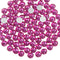 Beadsland 1440pcs Flat Back Crystal Rhinestones Round Gems for Nail Art and Craft Glue Fix, Fuchsia,SS20,4.6-4.8mm...