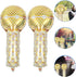 Gadpiparty 3Pcs Inflatable Microphone Balloons Blow up Microphones Toys Rock Star Foil Mylar Balloons 90S 80S Theme Party Balloons for Musical Con...