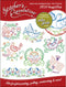 Stitcher's Revolution Aunt Martha's Fanciful Birds Iron-On Transfer Pattern for Embroidery, by The Yard, Multicolored...