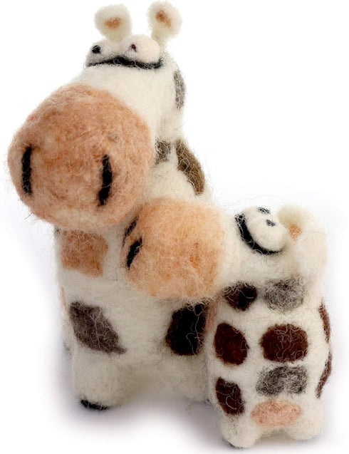Woolbuddy Needle Felting Kit for Beginners Adults, Giraffe Design, Fun and Rewarding DIY Craft Set with Wool Roving, Tools, and Clear Instructions...