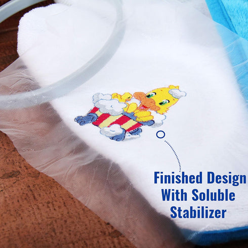Threadart Cold Water Washaway Embroidery Stabilizer | 8" x 8" 200 Precut Sheets | for Machine Embroidery | Additional Styles of Cutaway, Washaway,...
