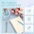 6 Pcs Ballpoint Pen Set Include Crystal Diamond Pen Slim Metal Ballpoint Pens Black Ink Stylus Pen Liquid Sand Pen Retractable Glitter Pen for Off...
