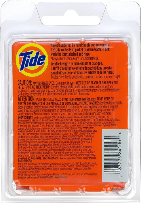 Tide Travel Sink Packets Clipstrip (Pack of 9)...