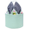 Easter Bunny Basket Seersucker Egg Bags for Kids,Personalized Candy Egg Basket Rabbit Print Buckets with Fluffy Tail Gifts Bags for Easter?Seersuc...