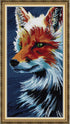 CROSSDECOR Stamped Cross Stitch Kits Full Range of DIY Needlepoint for Adult Beginners Wolf Pattern, for Gift and Home Decor 14CT 2 Strands 10.6×1...
