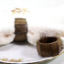 Wooden Napkin Rings Set of 6 for Dinning Table Decor | Wood Napkin Holder Set of Six for Dinner Table Decoration | Napkin Ring for Home and Kitche...