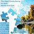 500 Piece Puzzle for Adults, Jigsaw Puzzle,Glacier Park Jigsaw Puzzles 500 Pieces Birthday Party for Family Kids and Adults Funny Puzzle for Adult...