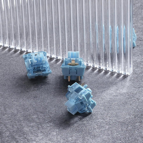 Akko V3 Creamy Blue Pro Keyboard Switch with Dustproof Stem for Mechanical Gaming Keyboard, 5-Pin 45gf Tactile Key Switches (45pcs)...