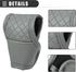 Motoforti Universal Car Gear Shift Cover Shift Knob Cover Gear Stick Cover Automatic Shift Gear Cover, Fashionable, Faux Leather, Gray...