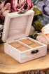 Strova Wooden Ring Box for Wedding Rings and Couple Jewelry - Engraved Mr. & Mrs. Lettering - Ring Bearer Box for Display or Personal Organizer - ...