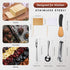 Cheese Butter Spreader Knives Set Charcuterie Accessories Stainless Steel Spreader Knives with Wooden Handles Charcuterie Boards Utensils Mini Ser...