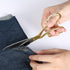 LIVINGO Professional Fabric Sewing Scissors: Multipurpose Heavy Duty Forged Stainless Steel Sharp Bent Blade Dressmaker Classic Cutting Leather Cl...