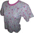 Adult Size Baby Shirt - 3XLarge Pink Butterflies Snap Shoulder...