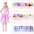 10 Sets Doll Clothes Include 1 Pink Dress 9 Random Casual Outfits for 11.5 inch Girl Dolls...