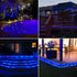 Solar Rope Lights Outdoor String Lights, 16.5 Ft 50 LED Tube Light Waterproof Copper Wire Fairy Lights for Garden Fence Yard Christmas Wedding Par...