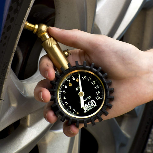 JACO Elite Low Pressure Tire Gauge - 15 PSI...