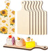 8 Pcs Mini Wooden Cutting Board with Handle 9.45 x 3.54 Inch Thicken Wooden Chopping Board Small Paddle Charcuterie Board Cooking Butcher Block Se...