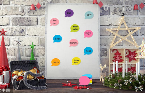 Bubble Sticky Notes 3x3 in, 8 Pads, Super Cute Bright Color Strong Adhesive Post, Clean Removal, 82 Sheets/pad...