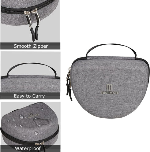 Hard Travel Case for Skullcandy Crusher Evo Over-Ear Headphones/HROEENOI JZ02 Headphones/Anker Soundcore Life Q20 Noise Cancelling Headphones (Cas...