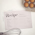 Rustic Vintage Floral Recipe Cards from Dashleigh, 48 Cards, 4x6 inches, Beige-Grey, Water-Resistant and Double-Sided...