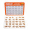 PANMILED 30 Values 600 Pieces Ceramic Capacitor 10PF to 680PF and 1NF to 680NF and 1UF to 10UF Multilayer Monolithic Ceramic Capacitor Assortment ...