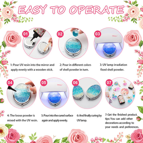 UV Resin-200g Upgraded Crystal Clear Hard UV Curing Epoxy Resin Starter Supplies for Craft Jewelry Making...