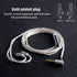 okcsc Earphone Upgrade Cable,0.78mm 2pin Earbuds Replacement Cord,4 Cores OFC Silver Plated Earphones Audio Adapter for KZ ES4 ED16 ZS5 ZS6 ZSR ZS...