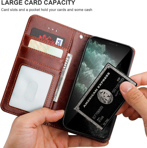 Bocasal for iPhone 11 Wallet Case with Card Holder PU Leather Magnetic Detachable Kickstand Shockproof Wrist Strap Removable Flip Cover for iPhone...