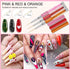 Saviland 6pcs Nail Art Liner Brushes Set - Nail Gel Polish Painting Nail Art Design Brush Pen Set with Crushed Diamond Rhinestones Handle for Pull...