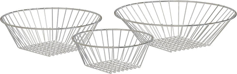 Deco Brothers Hanging Fruit Basket, 3-Tier, Chrome...