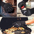 GEEKHOM BBQ Grill Gloves,1472? Heat Resistant Oven Gloves, EN407 Certified 13 Inch Flexible Barbecue Mitts Good Grip for Smoker, Baking, Cooking, ...