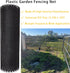 Plastic Chicken Wire Fence Mesh 15.7IN x 10FT Hexagonal Plastic Poultry Netting for Chicken, Black Upgraded Plastic Garden Mesh Fencing for Garden...