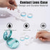 Contact Lens Case?Portable Travel Contact Lens Box with Mirror Tweezers Remover Tool Solution Bottle for Travel & Home...