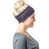 RiptGear Stretch Sport Headband for Women (Solid Gray) — Made of Non-Slip Sweat Wicking Fabric — Great for Yoga, Running or The Gym — Soft Headban...