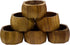 Wooden Napkin Rings Set of 6 for Dinning Table Decor | Wood Napkin Holder Set of Six for Dinner Table Decoration | Napkin Ring for Home and Kitche...