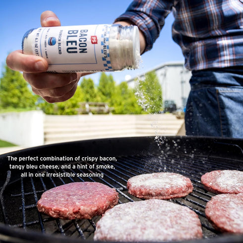 PS Seasoning Bacon Bleu Burger Seasoning - Steak and Burger Seasoning, Hamburger Seasoning for Grilling - Best Burger Seasoning, Meat Seasoning Bl...