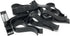 Strut Clip - Grid Towels Scarf Hanger Pant Plastic Jet Clips Garment Shirt Coat Sweater Trousers Secured Gripper Dress Pack (100 Black)...