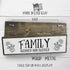 Family Wood Signs (Medium - Wood And Metal, Family - Blended And Blessed)...